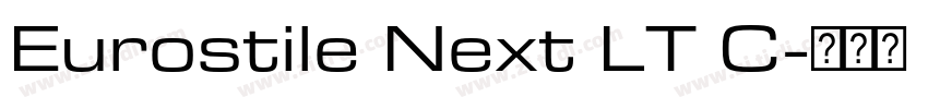Eurostile Next LT C字体转换